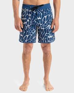 Mens Surfsilk Scallop 18" Boardshorts
