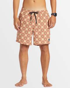 Mens Boardshorts Short: Mens Surfsilk Mix 17" Swim Shorts