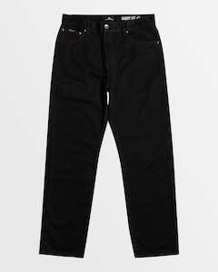 Mens Jeans: Mens Baggy Black Black Jeans