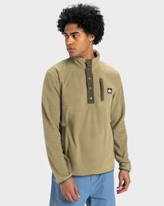 Mens Jumpers Fleece: Mens No Destination 2 Half Snap Fleece Top