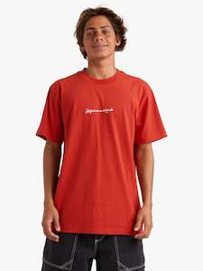 Mens Quiksilver Rushed Logo DNA T-shirt