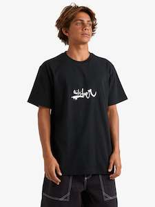 Mens Quiksilver Impaired Logo DNA T-shirt