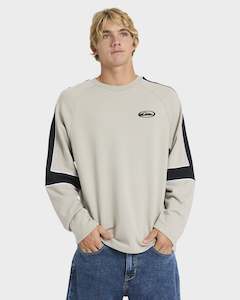 Mens Jumpers: Mens Saturn Panel Crew Neck