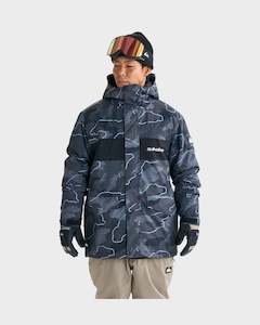 Mens Mission Printed Block Snow Jacket