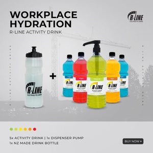 Activity Starter Box-5x Activity Drinks with Dispenser Pump and Sports Drink Bottle