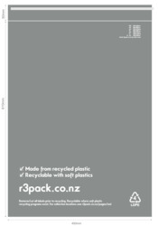 100 Recycled Courier Bag: Recycled Courier Bag A2 450x610mm (pack of 100)