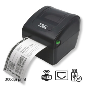 TSC DA320 Courier Label printer 300dpi USB+LAN+Wifi (2yr warranty)