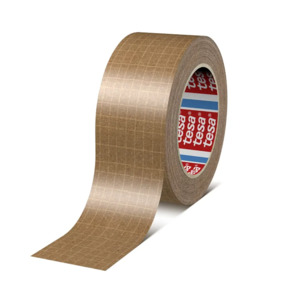Tesa 60013 Reinforced Paper Packaging Tape 50mm x25m (up to 25kg)