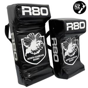 Customised Double Wedge Rugby Hit Shields