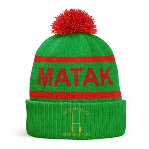 Matakanui: Matakanui Rugby Club Pom Pom Beanie