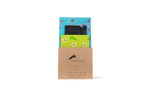 Bathroom Accessories: RabbitRabbit Eco Beeswax Wraps - Assorted Set Of 3 -