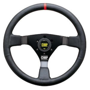 Unclassified: OMP Wheel WRC Leather Red Stitch