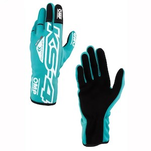 Kart Gloves: OMP Gloves KS4 Mint Green