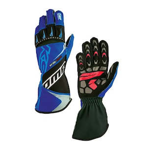 Kart Gloves: OMP Gloves KS2R Blue