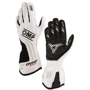 Racing Gloves: OMP Gloves One Evo X White 2024