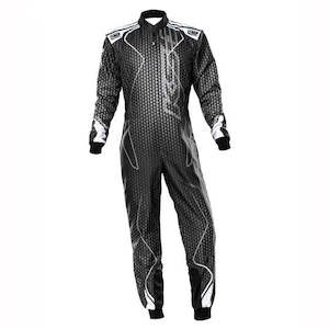 Omp Karting Suits: OMP Suit KS3 ART Black/Silver
