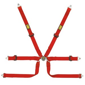Harnesses And Restraints: OMP Harness Tecnica 2 Formula Red