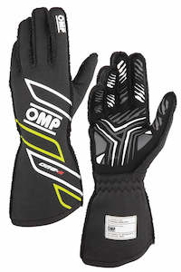 Racing Gloves: One S Gloves - Grey/Yellow