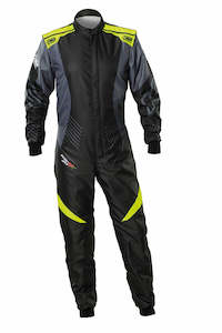 OMP Suit KS2X Art Black/Fluro Yellow