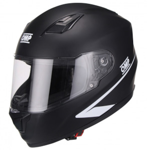Helmets: OMP Helmet - Matt Black Size L