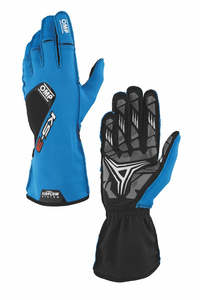 Kart Gloves: OMP Gloves KS3 Blue MY2026