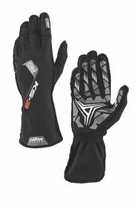Kart Gloves: OMP Gloves KS3 Black MY2026