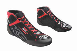 Kart Boots: OMP Boots KS3 Black/Red MY2026