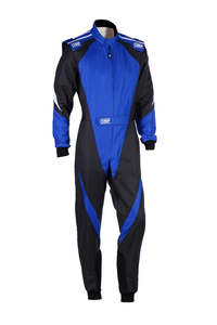 Omp Karting Suits: OMP Suit KS-3X Black/Blue Child