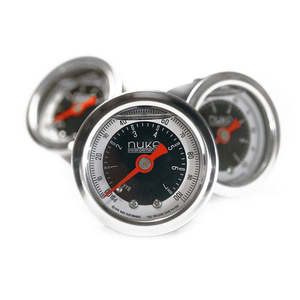 Nuke Performance: Nuke Fuel Pressure Gauge 7 BAR / 100 PSI (Order in)