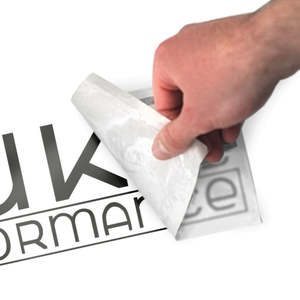 2pc Nuke Performance Sticker 20cm Black (Order in)