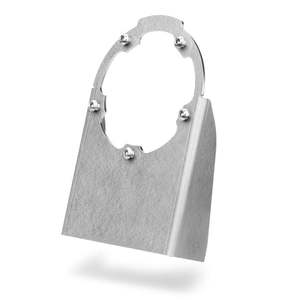 Nuke Steel mounting bracket for Air Jack Valve Enclosure, with M6 bolts (Order in)