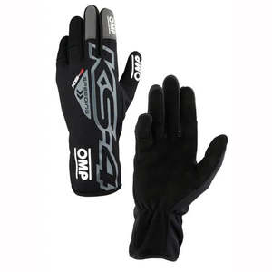 OMP Kart Gloves KS4 Black
