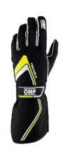 Omp: OMP Gloves Tecnica Black | Fluro Yellow Small