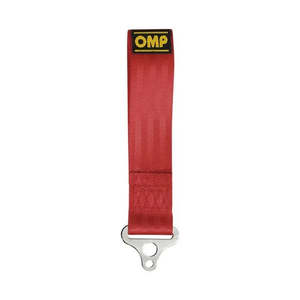 Omp: Tow Hook Stainless Red (Bolt In)