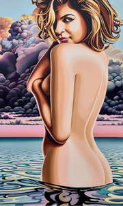 Original Artwork: The Skinny Dip Original Painting
