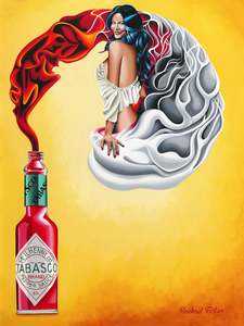Printed Artwork: Tabasco Sauce PinUp Print