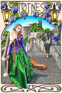 Printed Artwork: Totnes Print