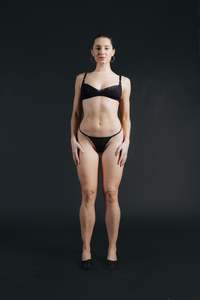 Mesh Low String G Brief - Black (PO)