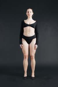 High-Rise French Brief - Black - Organic Stretch Cotton (Ready-to-Ship)