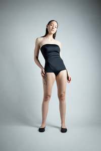 Tube One-piece Swimsuit - Black (PO)