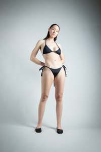 Swim Tops: Tri Swim Top - Black (PO)