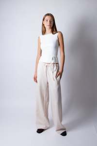 Tops Current: Baby Back Cami - Off-white (PO)