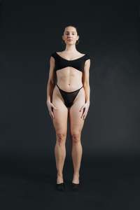 Mesh String G Brief - Black (PO)