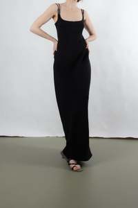 Clothing 1: Sara Bias Dress - Black (Ready-to-ship)