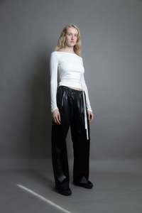 Long Sleeved Baby Tee - Off-White (Ready-to-ship)