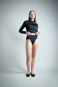 High-Rise French Swim Brief - Black (Ready-to-Ship)