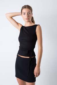 Baby Back Cami - Black (Ready-to-ship)