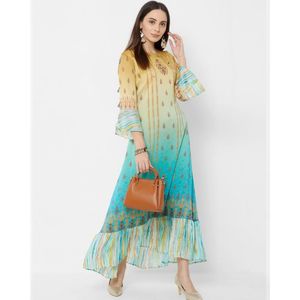 Indo Western: Bandhini Dress - IWKD021