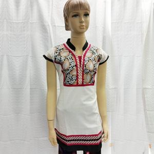 Girls: Light Brocade Girls Kurti