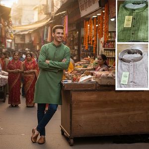 Products: Men's Kurta - MKF019